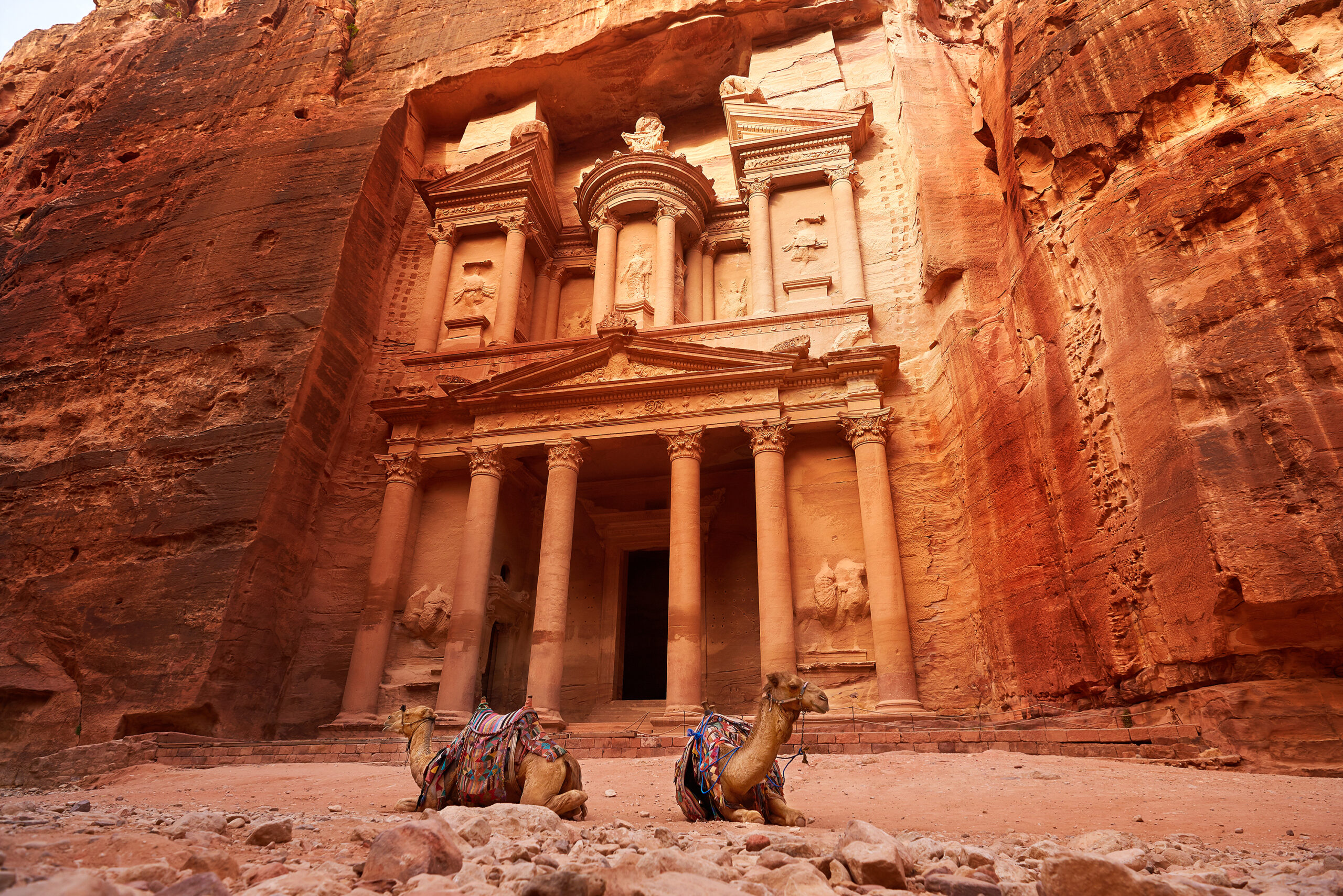 Al,Khazneh,-,The,Treasury,,Ancient,City,Of,Petra,,Jordan